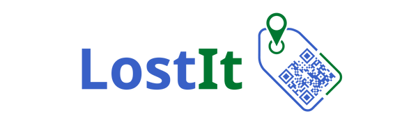 Logo of LostIt Tag. An affordable lost and found solution for all your personal items.  LostIt Tags are scannable QR code for your personal items when they get lost and found.